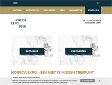 Tablet Screenshot of horecaexpo.be